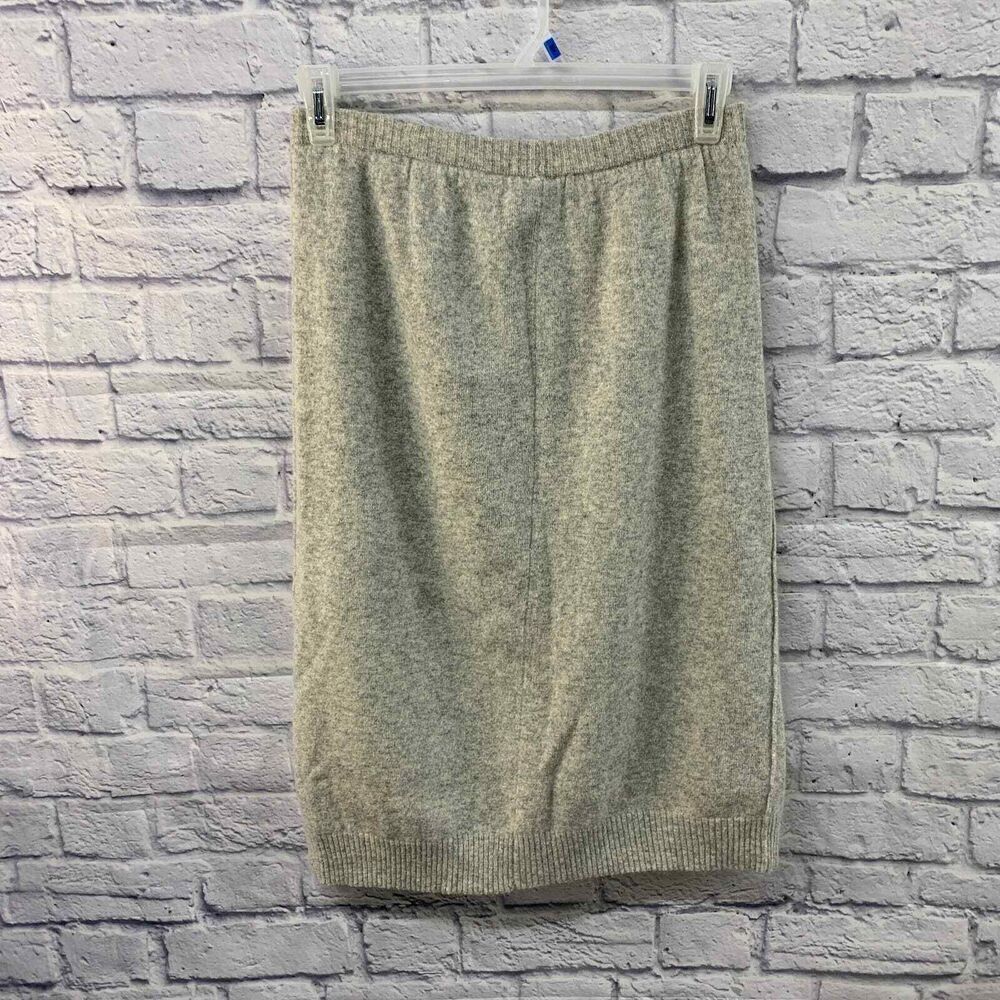 Vintage Lambswool Midi Skirt Womens Large Angora Rabbit‎ Hair Liz Claiborne